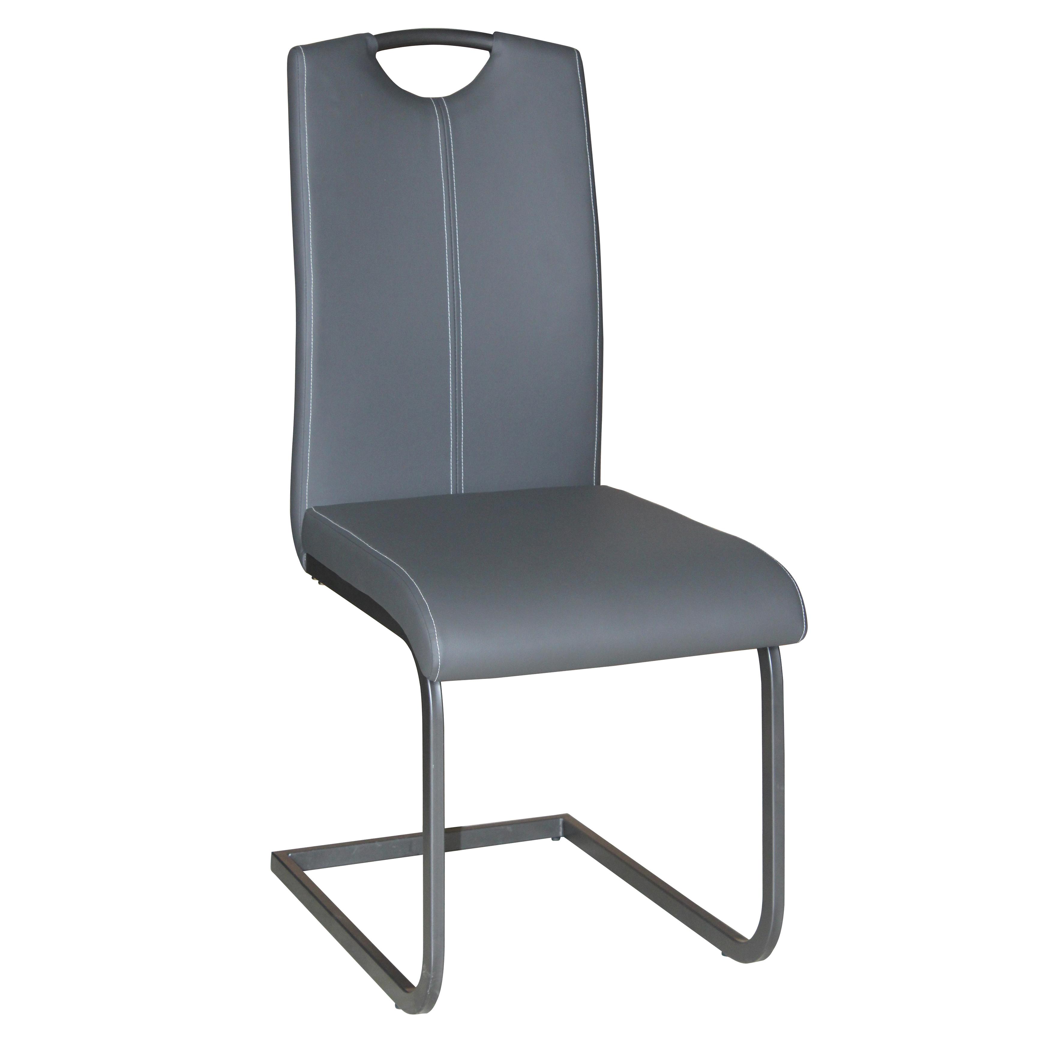 ESTELLE CHAISE GRIS 55X42X98CM