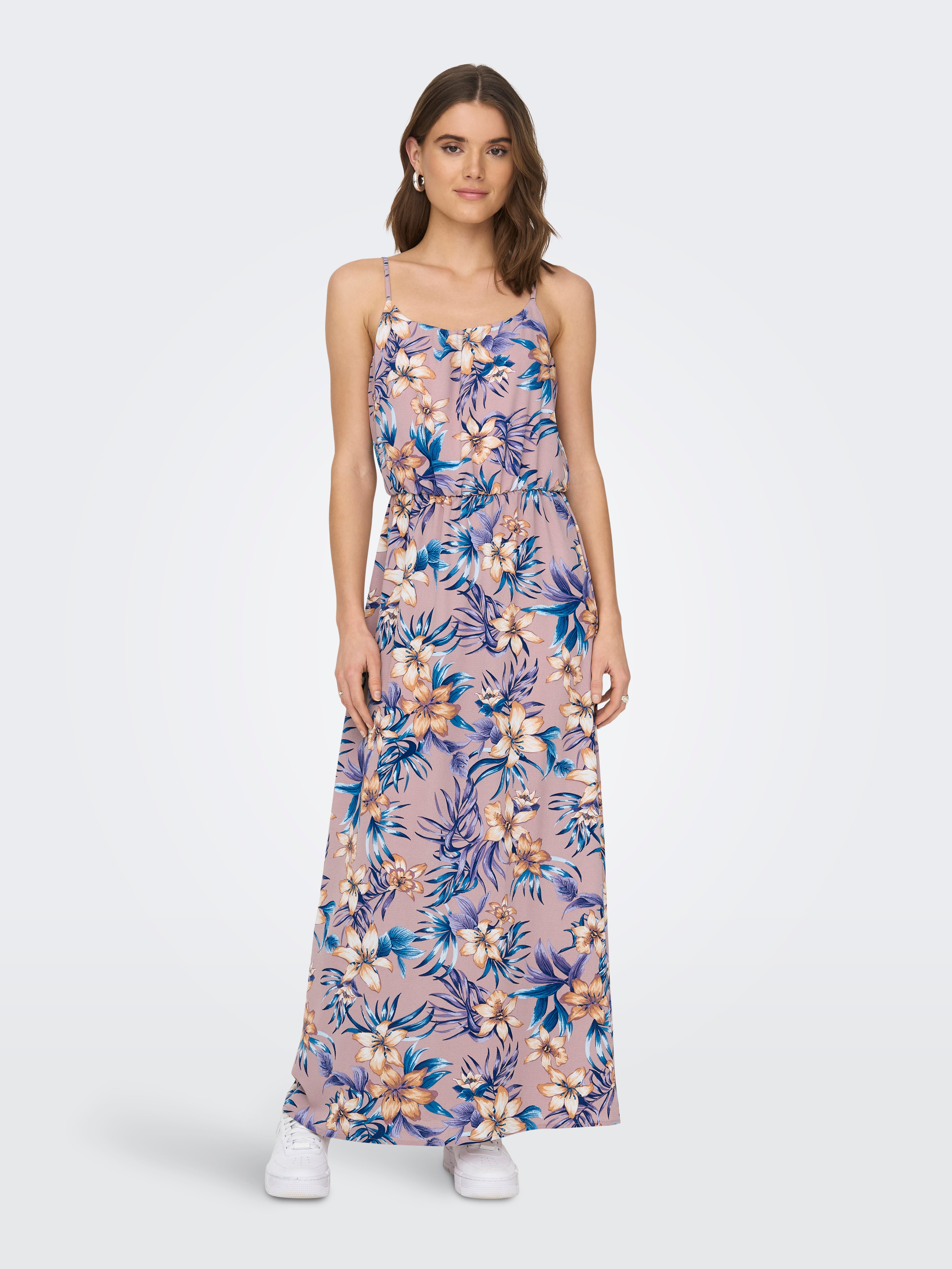 ONLNOVA Langes Kleid Woodrose
