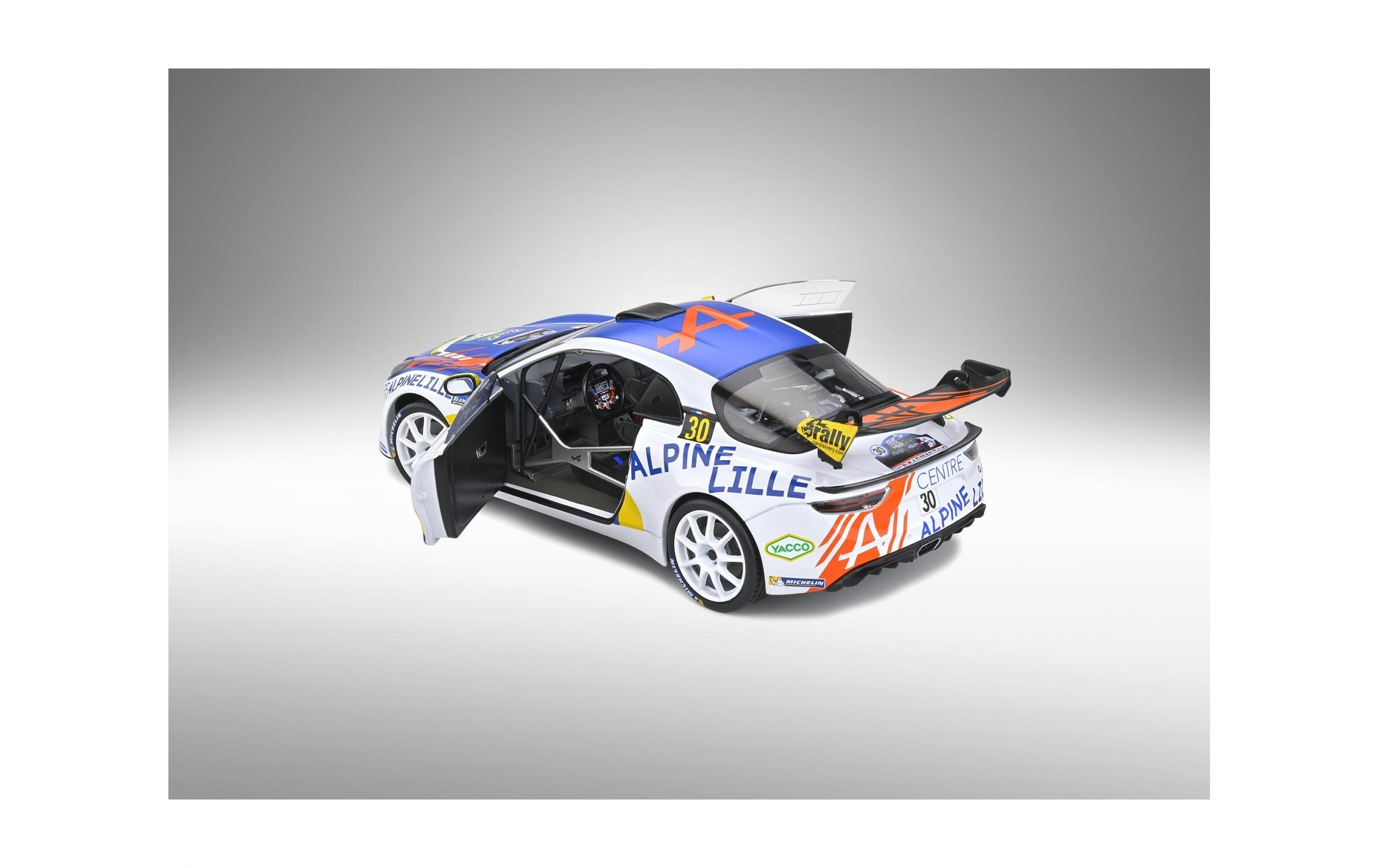Rally Alpine A110 R-GT Weiss #30 1:18Alpine A110 R-GT Rallywagen Sammlermodell