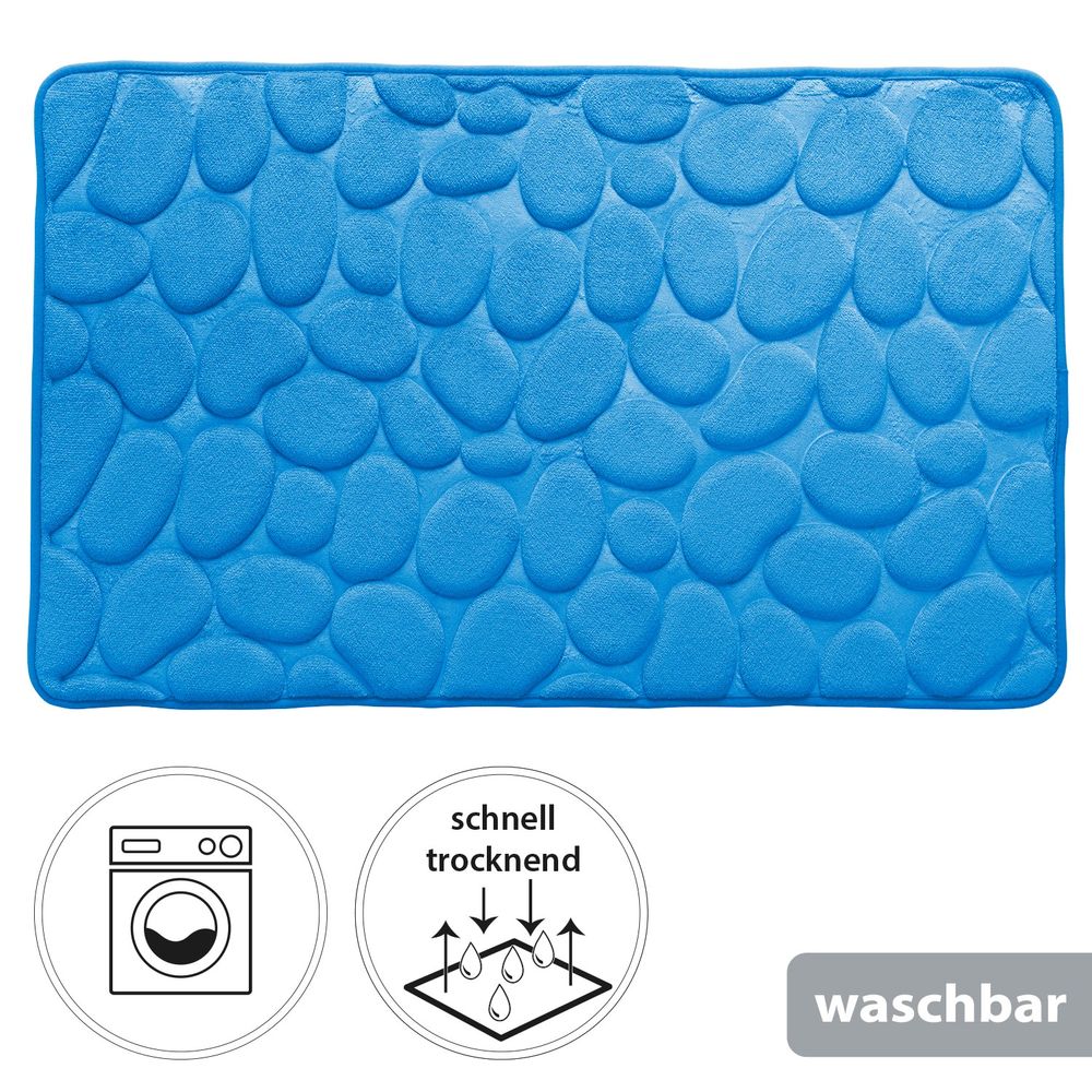 PANA® Memoryschaum Badematte • Badvorleger • Badteppich • Badematte • Duschvorleger • viskoelastischer Schaum - Steinoptik • rutschfest u. waschbar • versch. Größen & Farben