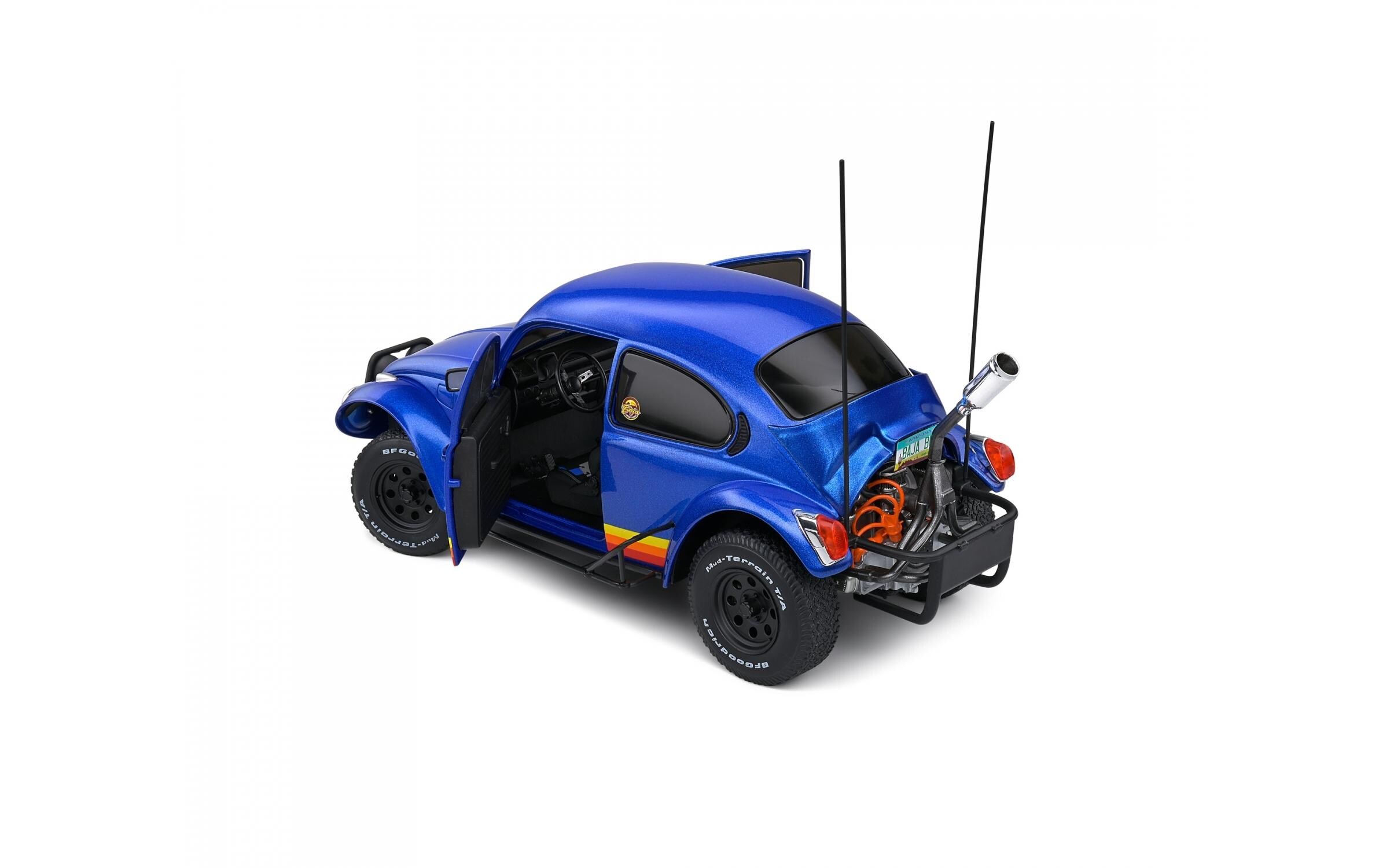 VW Beetle Baja Blau Metallic, 1:18Detailgetreues Modellauto für Sammler im Massstab 1:18