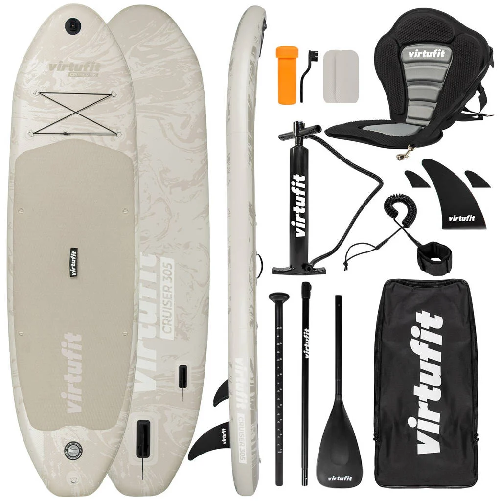 Virtufit opblaasbaar supboard Cruiser 305 - Sand Beige