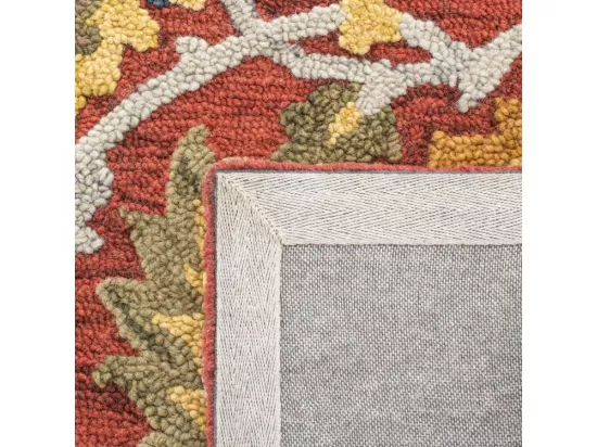 Tapis Red & Multi 122 X 122 cm - Juni