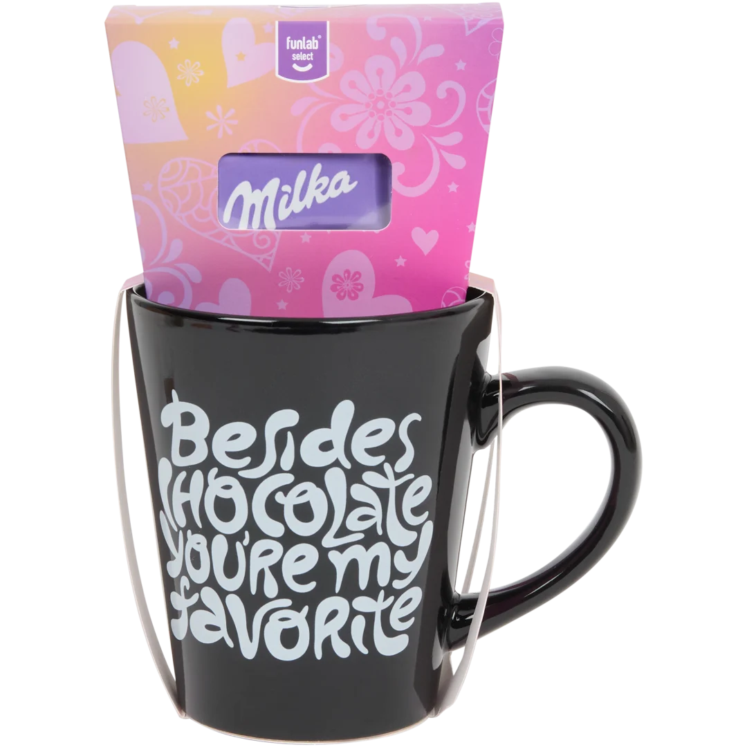 Mok met chocolade en cacao Diverse varianten