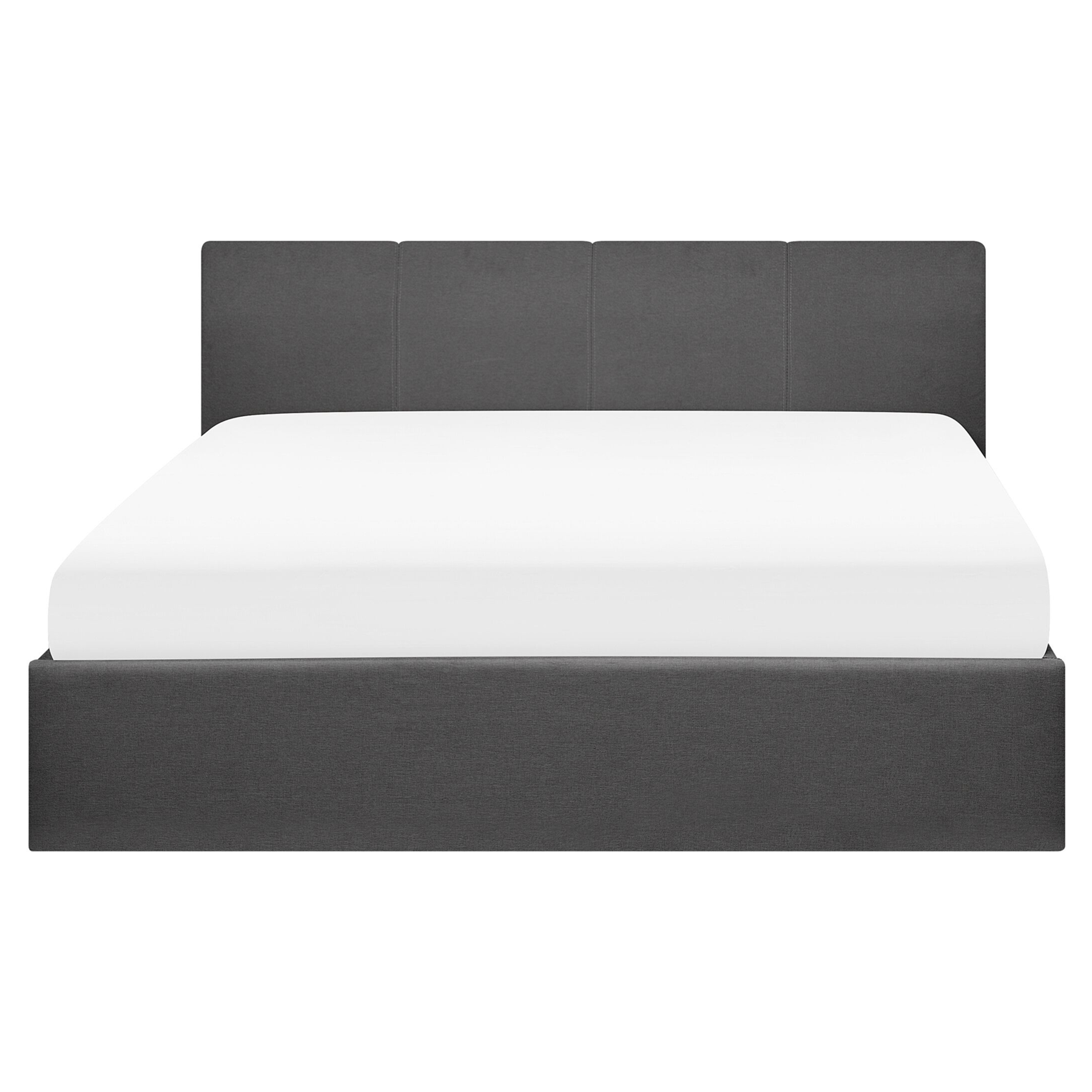 Beliani - ORBEY  - Tweepersoonsbed - Grijs - 160 x 200 cm - Polyester