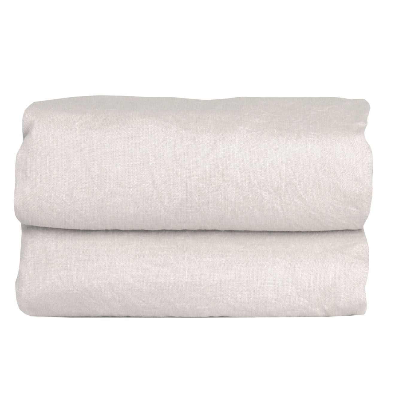 Febronie Drap housse 100% Lin Hortense craie