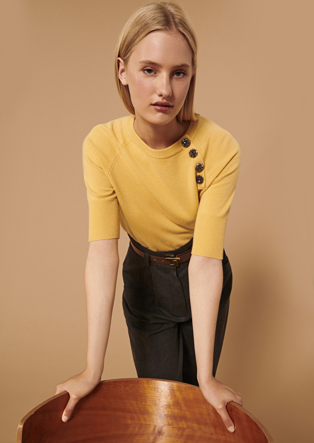 Pull Pastellejaune en laine