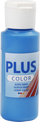 Plus Color Hobbymaling - Akrylfarve - Primær Blå - 60 ML