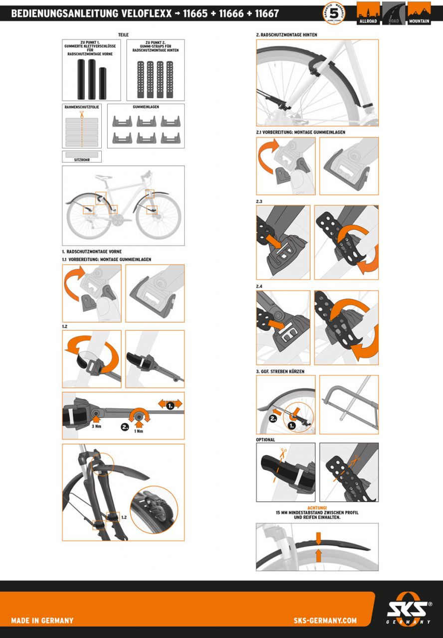 SKS Germany Veloflexx 65 26-27,5