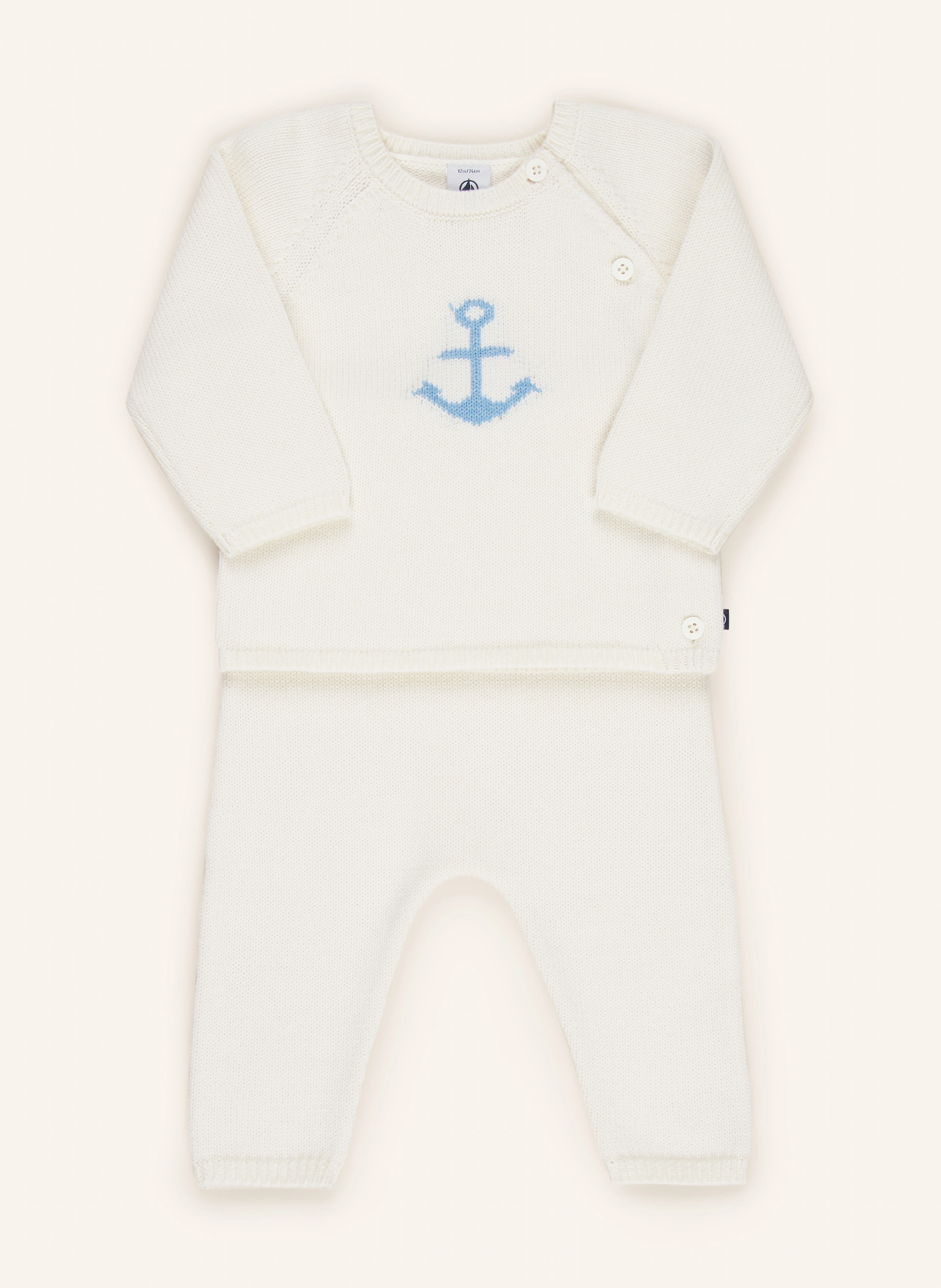 PETIT BATEAU Set: Pullover und Strickhose
