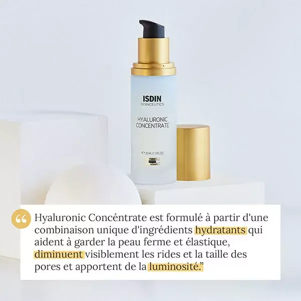 ISDIN Isdinceutics Hyaluronic Concentrate Sérum Hidratante Facial com Ácido Hialurônico 30ml