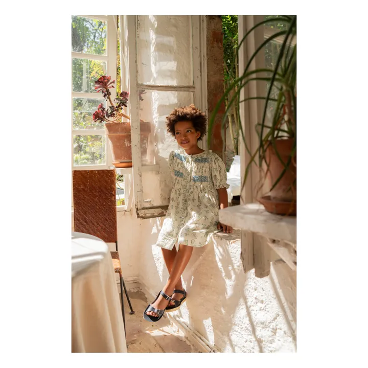 Lali Robe Ivy Smockée | Ecru
