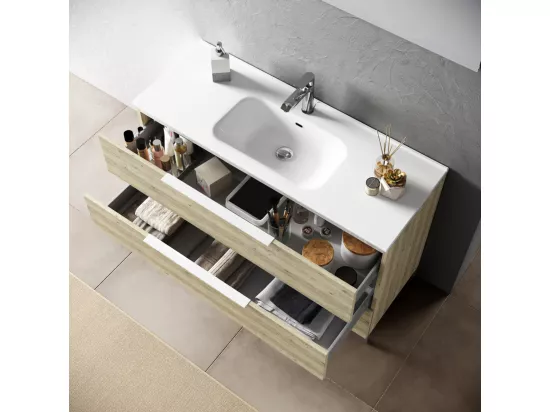 Composition de salle de bain 4 pièces LARISSA pin arctique