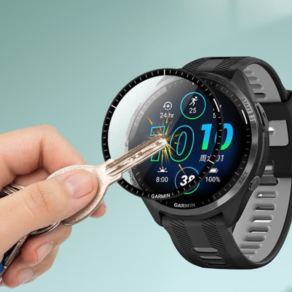 INF Mykt deksel for Garmin Forerunner 965 Gjennomsiktig