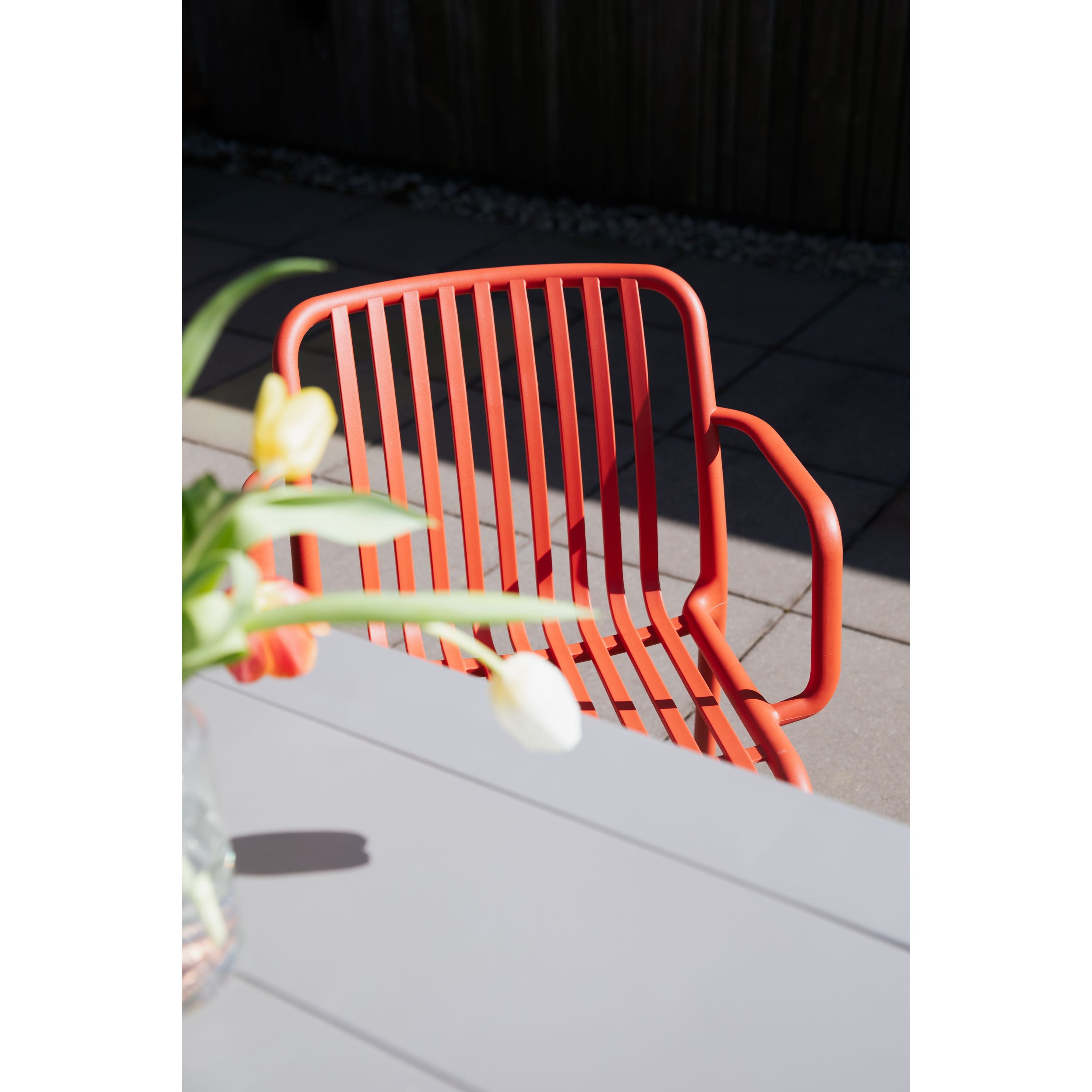 Housecraft Living Mante Tuinstoelen Terra| Rood - Set van 4