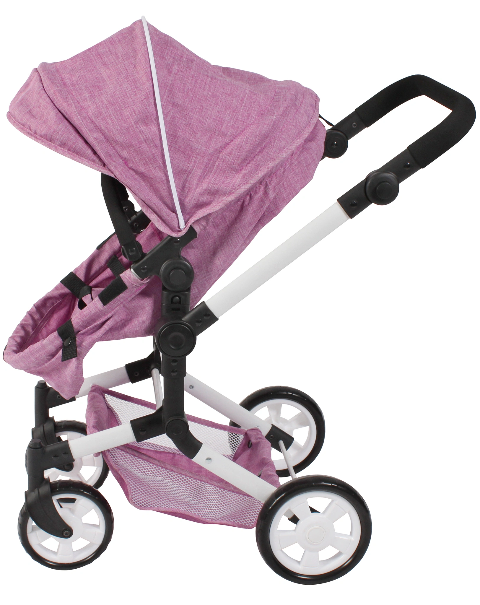 Kombi-Puppenwagen LINUS in pink melange