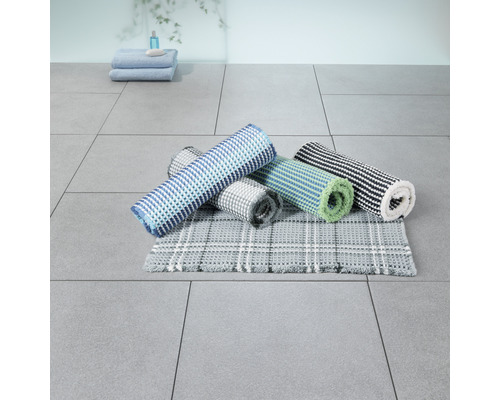 Spirella Cone badmat, 50 x 80 cm, zwart, grijs, wit
