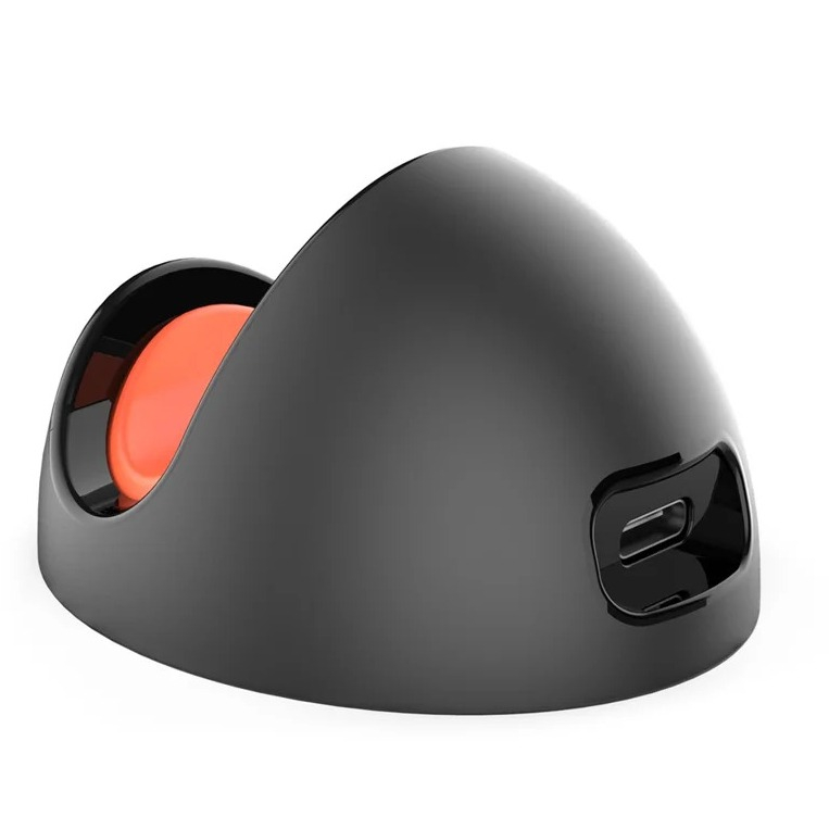 iPega - Ladegerät Charging Dock Kompatibel für Nintendo Switch 2 / Switch / Switch Lite / Mini-Ladestation mit USB-C Anschluss - Orange / Schwarz
