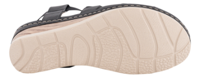 B&CO Damesandal med hæl Sort 4214104210