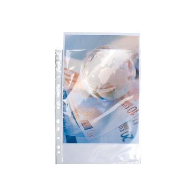 Exacompta - 100 Pochettes perforées - A4 - 9/100 - cristal