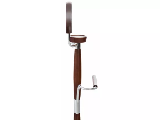 Portant à vêtement - Métal - 45 x 29 x 110cm - Wengé - Cardiff