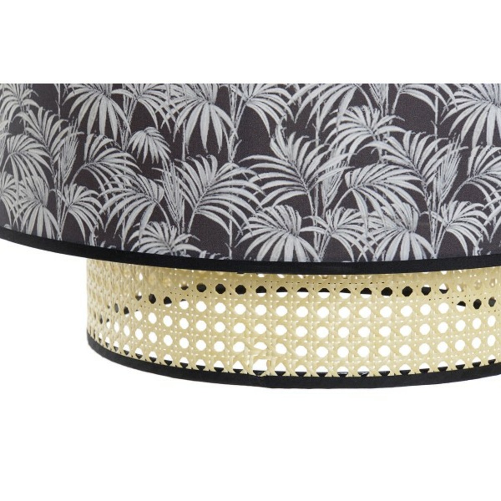 Suspension 40w naturel noir (46 x 46 x 25 cm)