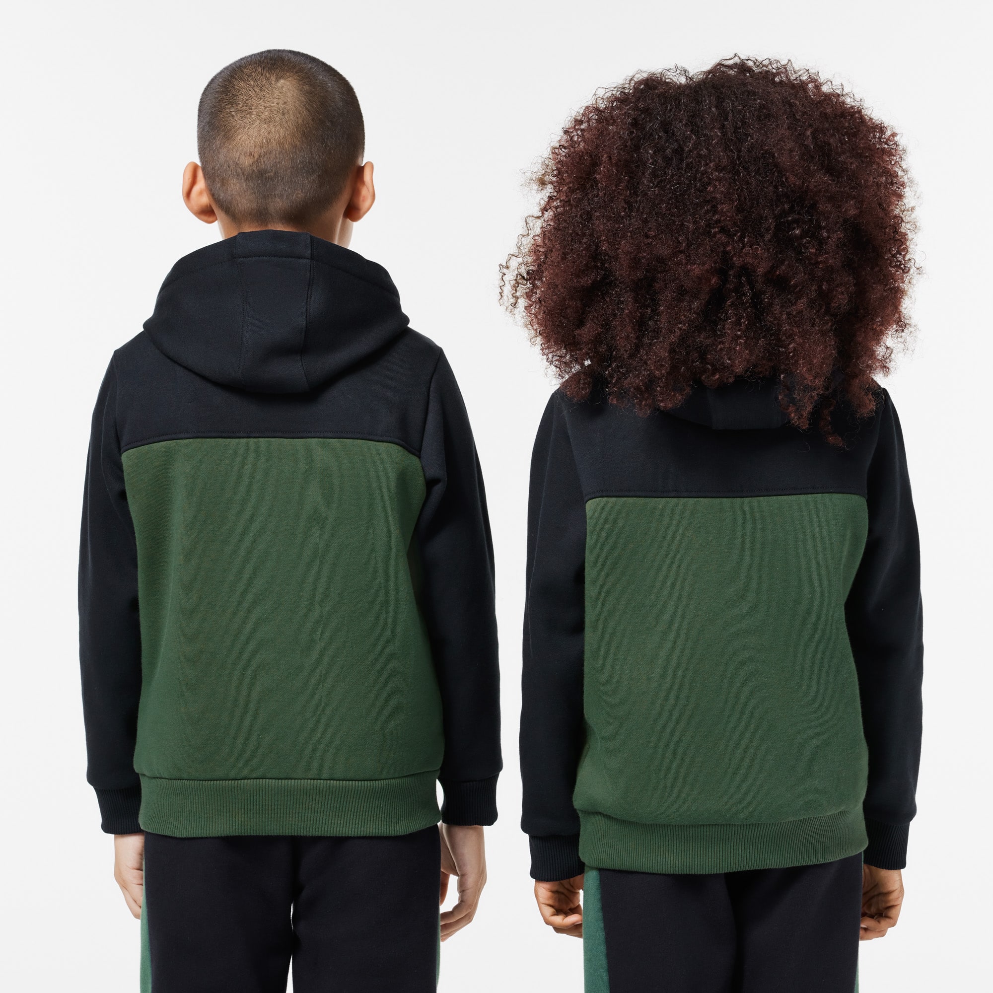 Sweatshirt à capuche enfant Lacoste en molleton coton biologique Pullovers & Sweatshirts - Bleu - Lacoste - Enfant