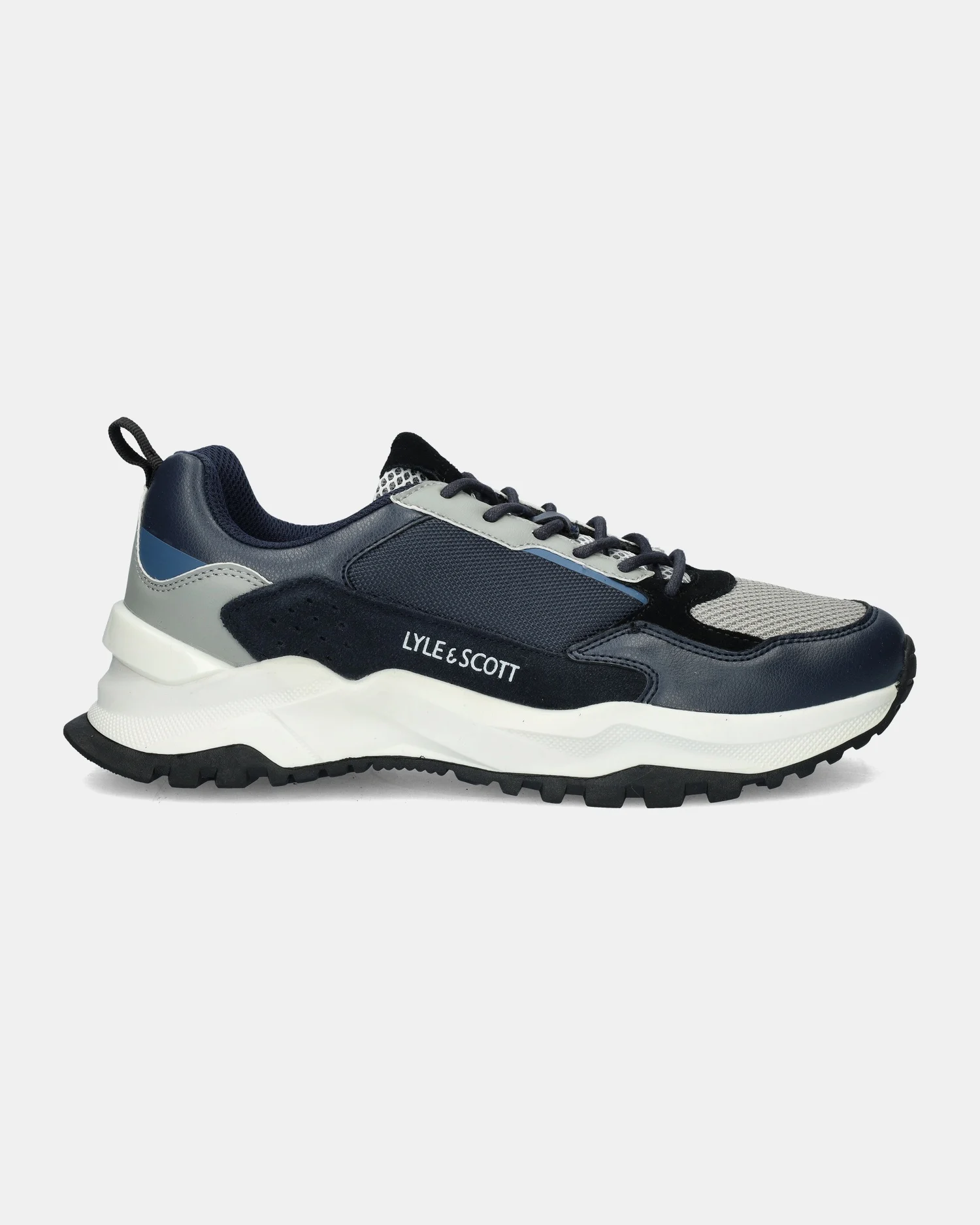 Lyle & Scott Whishaw Lage sneakers  - blauw