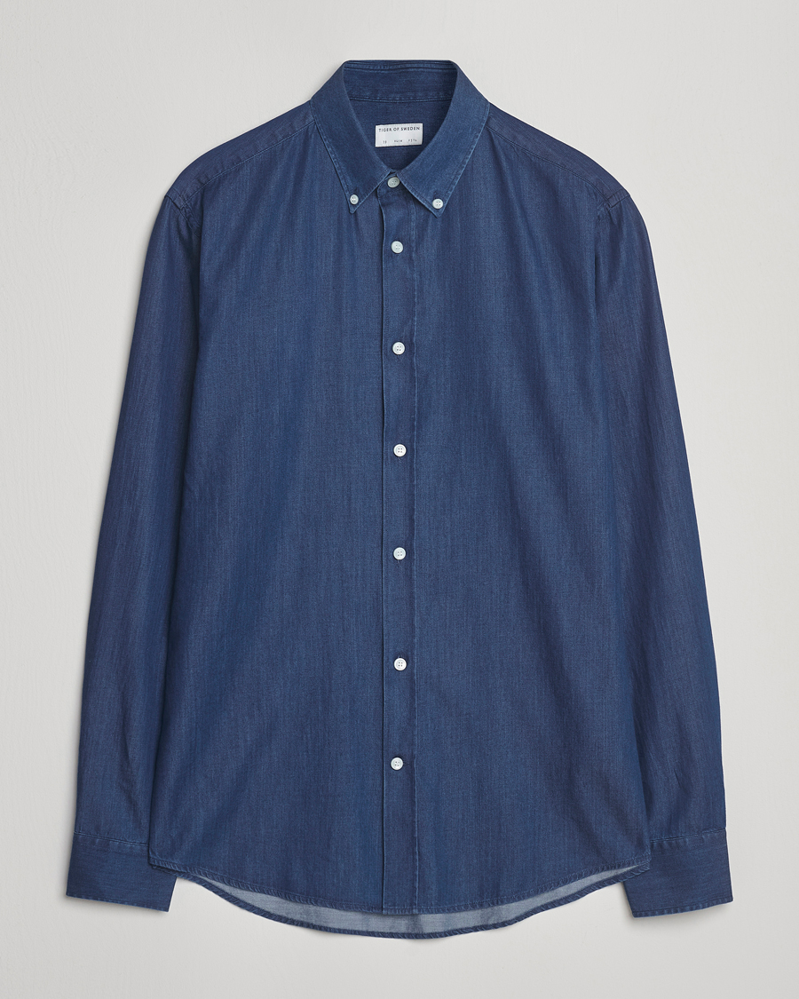 Tiger of Sweden Adley Slim Fit Denim Shirt Medium Blue