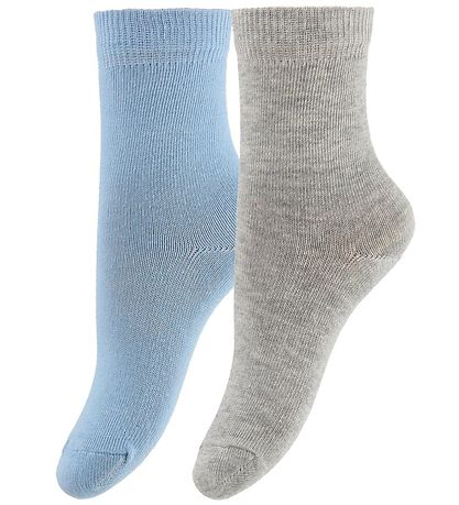 Minymo Socken - 5er-Pack - Navy/Blau/Graumeliert