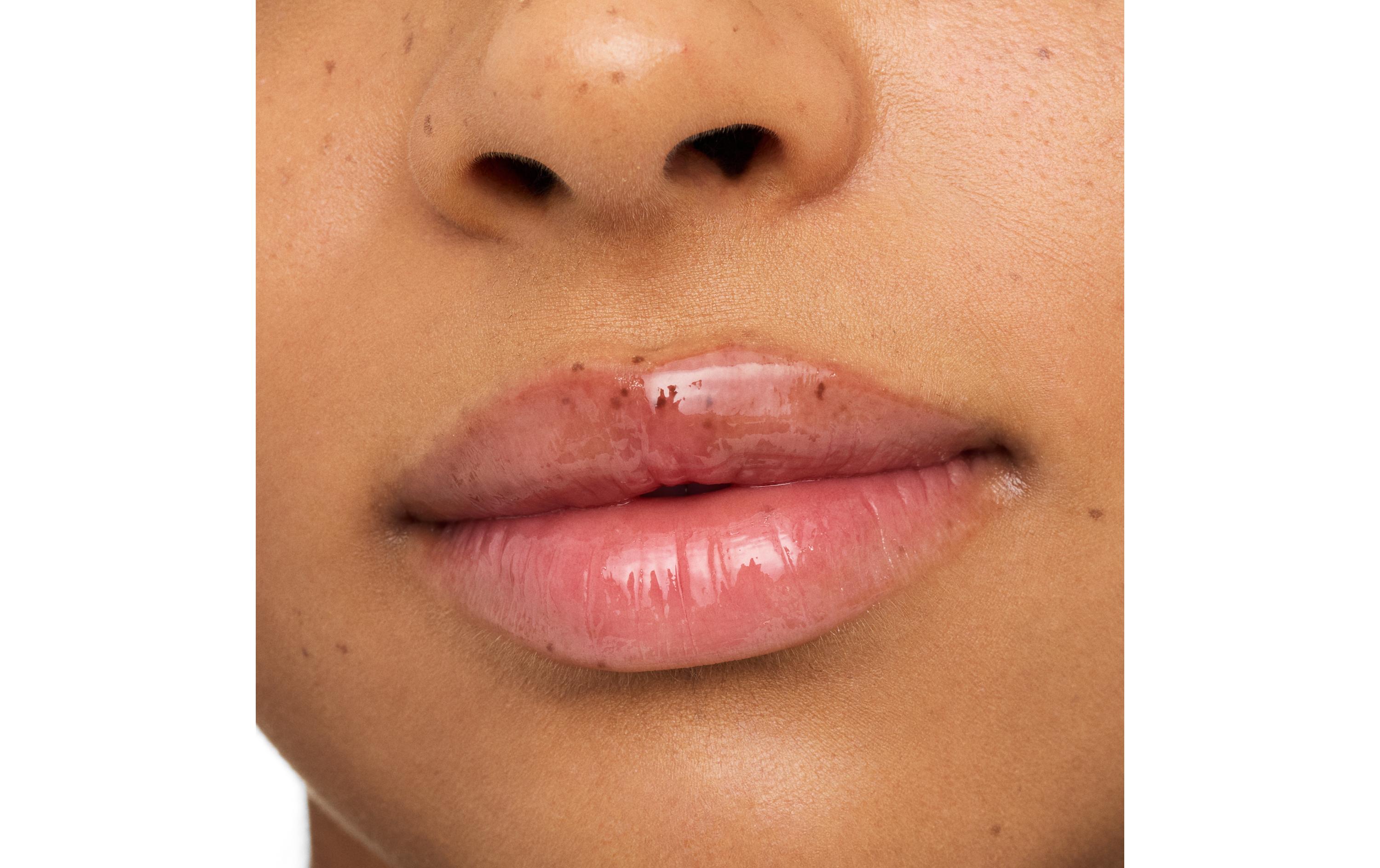 Lip Booster Hydra Kiss 08 Mocha GlowPflegendes Lippenöl in einem dunklen Nude-Ton
