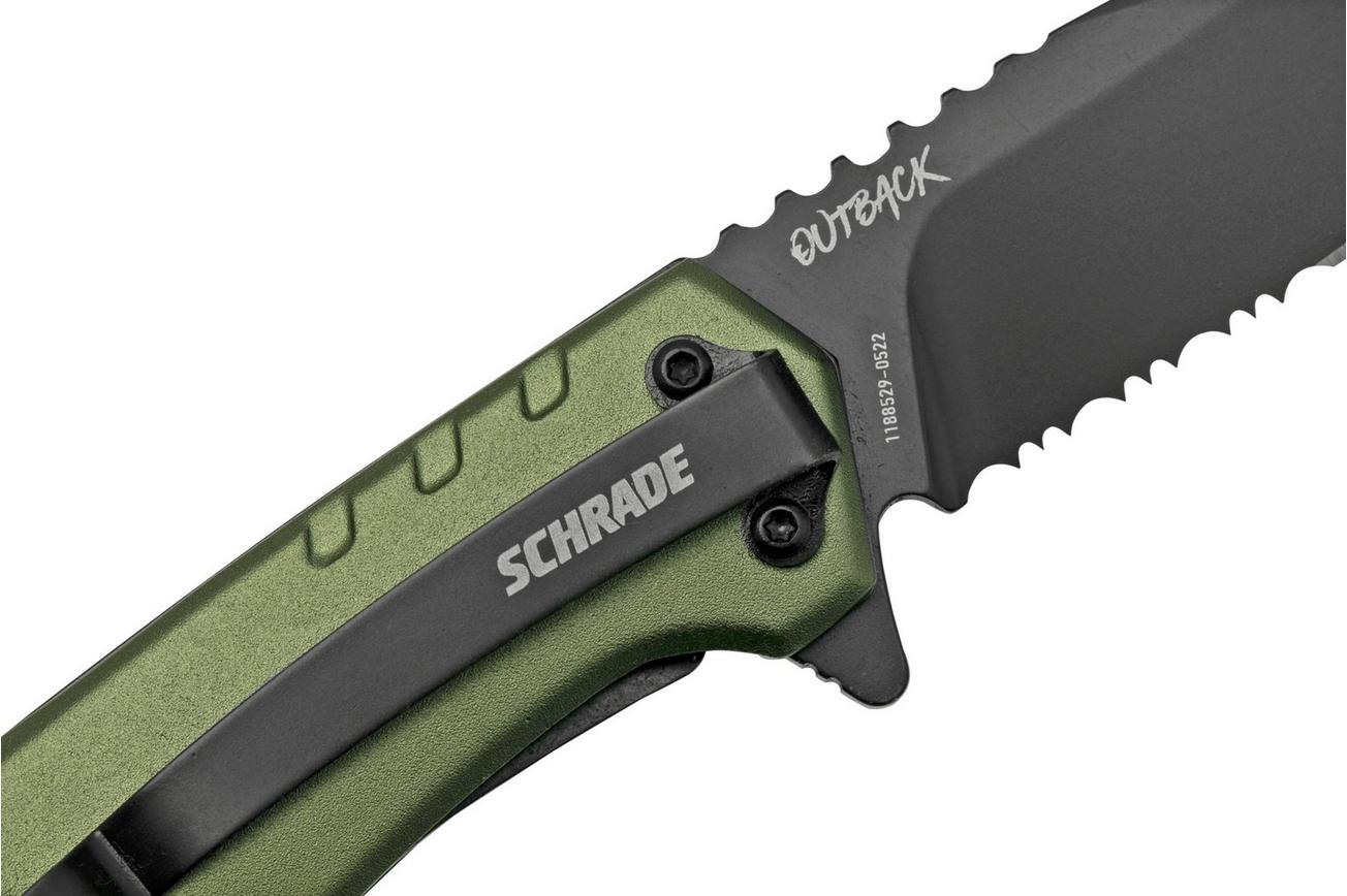 Schrade Outback Folder 1159312 OD-Green zakmes