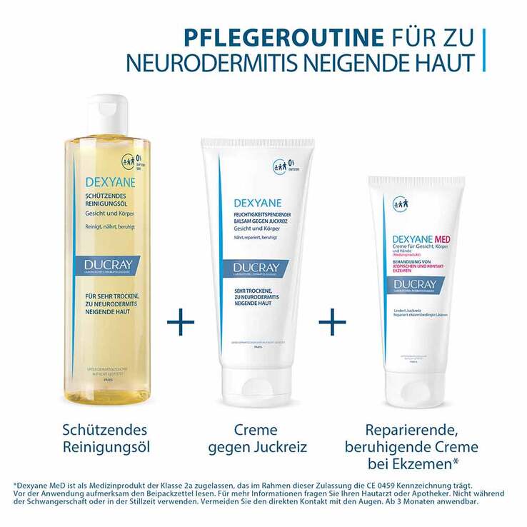 Ducray Dexyane feuchtigkeitsspendende Creme, 200 ml
