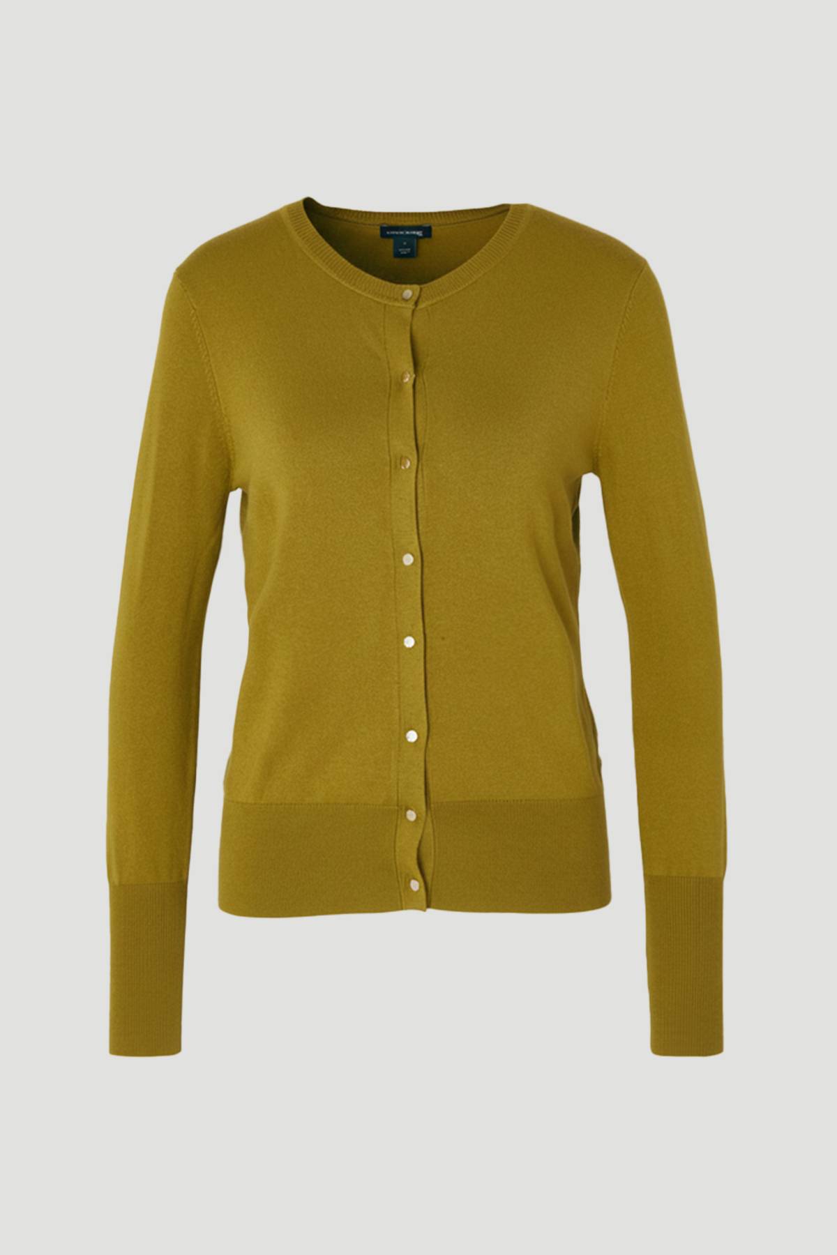 KarenMillen Cardigan Tricoté à Boutons-Pression en Mélange de Viscose