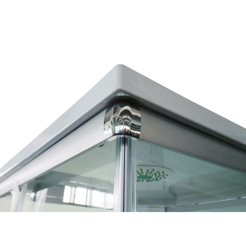 Badstuber Twist complete douchecabine kitvrij vierkant 80x80x215cm
