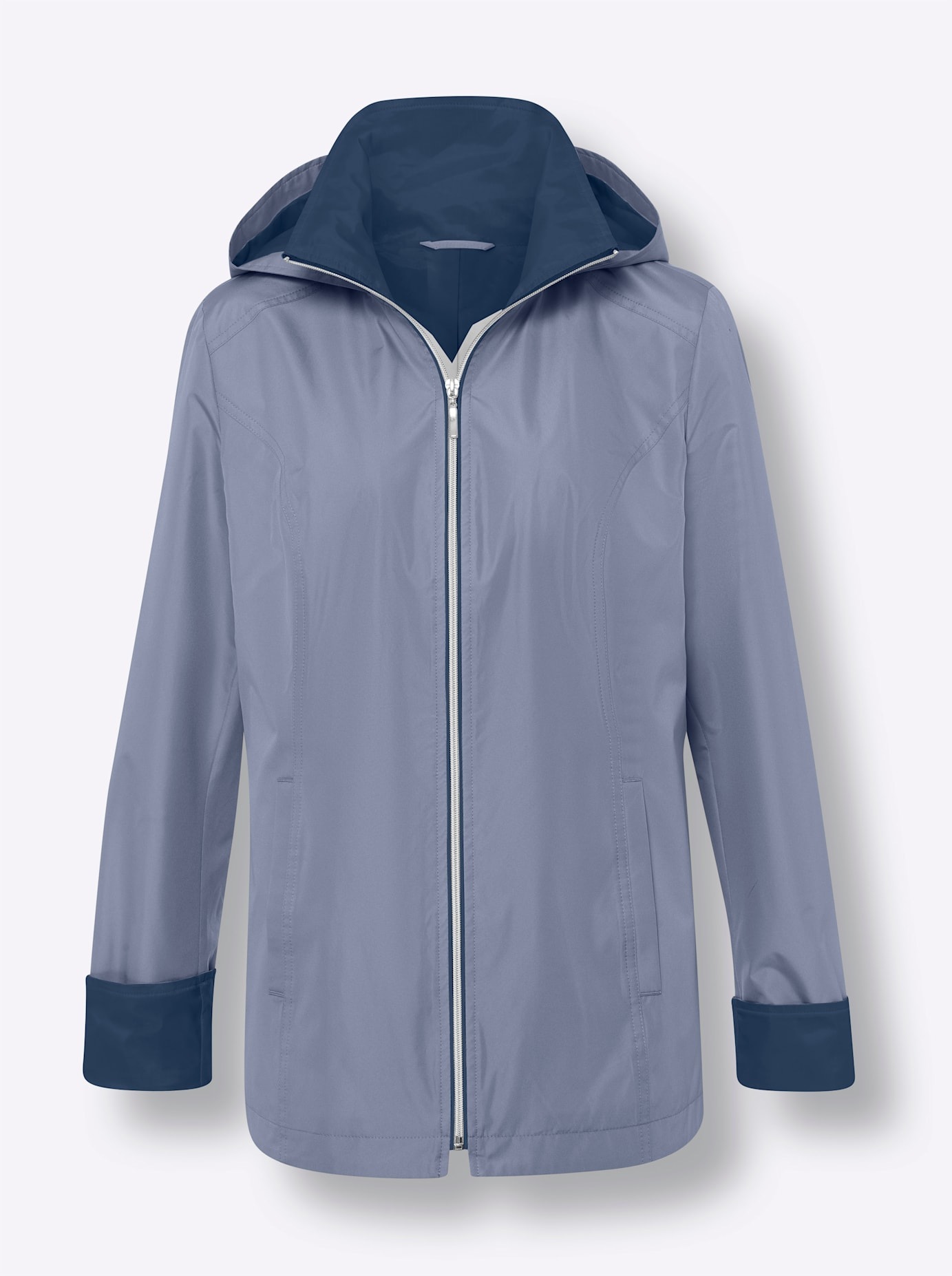 Classic Basics Langjacke mit Kapuze