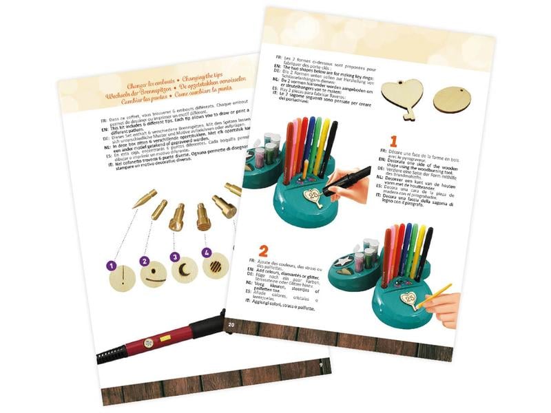 Buki Experimentierkasten Professional Studio – Atelier grav 2-in-1-Gravur-Pyrograph