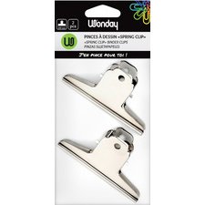 Pince à dessin 'spring clip', métal, largeur: 144 mm
