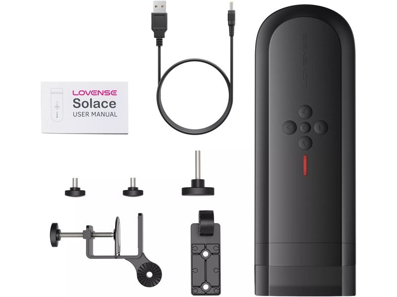 Lovense Masturbator Solace Schwarz Automatischer Stossender Masturbator