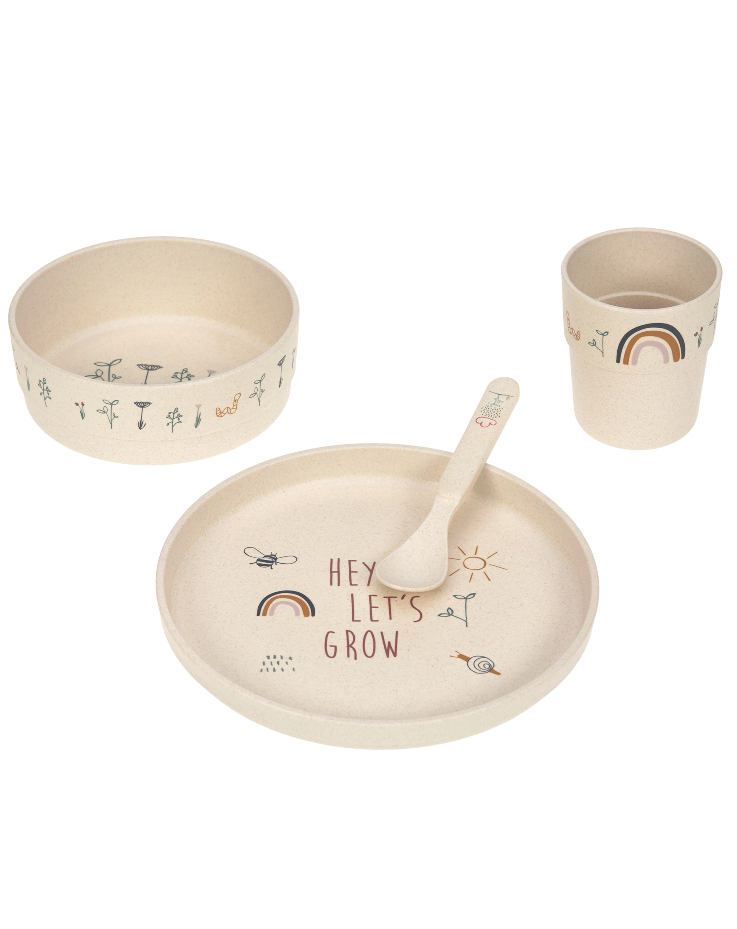 Kindergeschirr-Set GARDEN EXPLORER 4-teilig