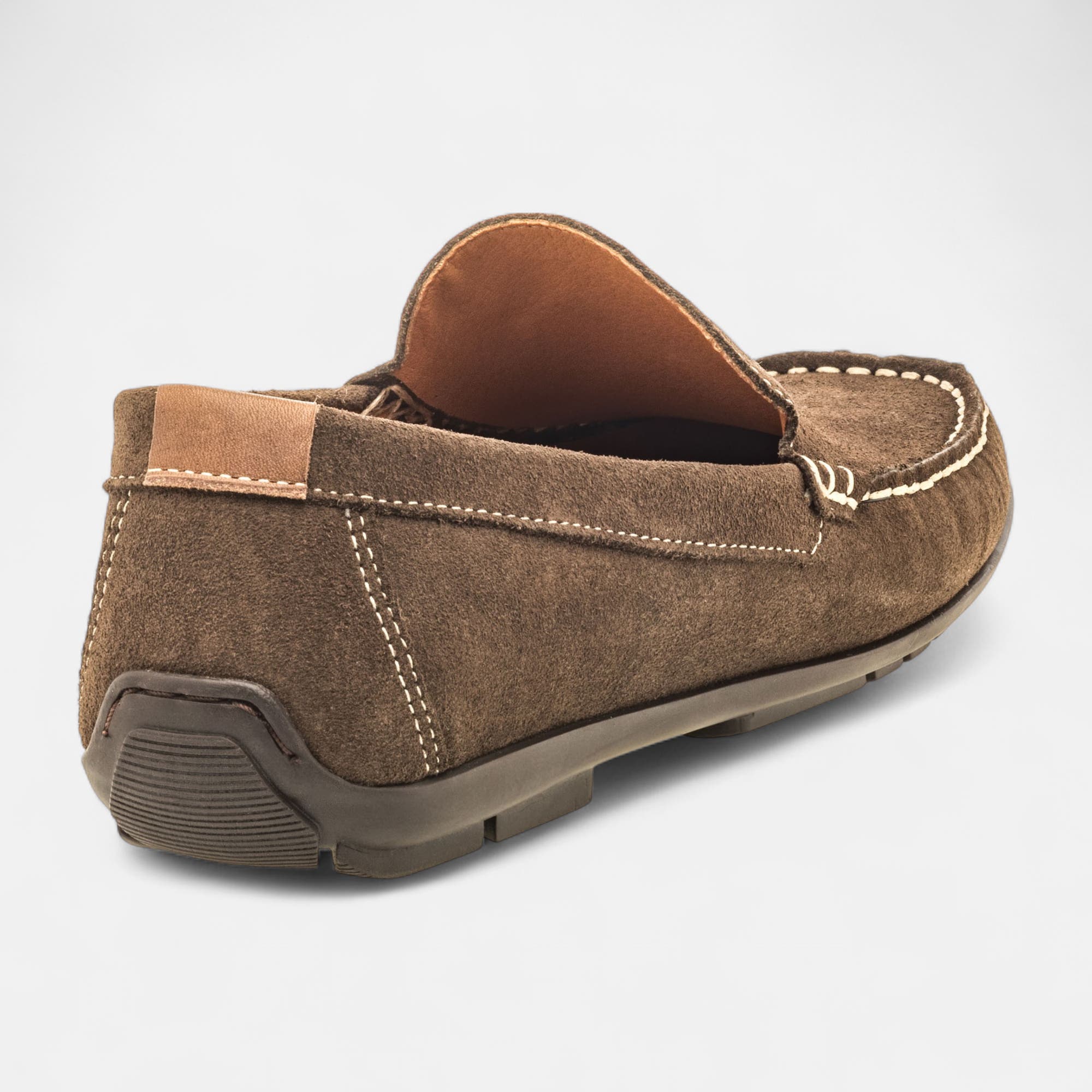 Mocassins Homme en cuir taupe