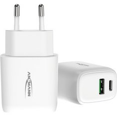 Chargeur USB Home Charger HC218PD, 2x port USB,blanc