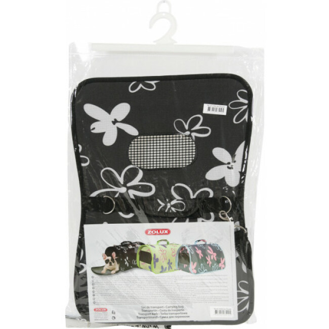Panier de transport à motifs Flower Zolux pour chien