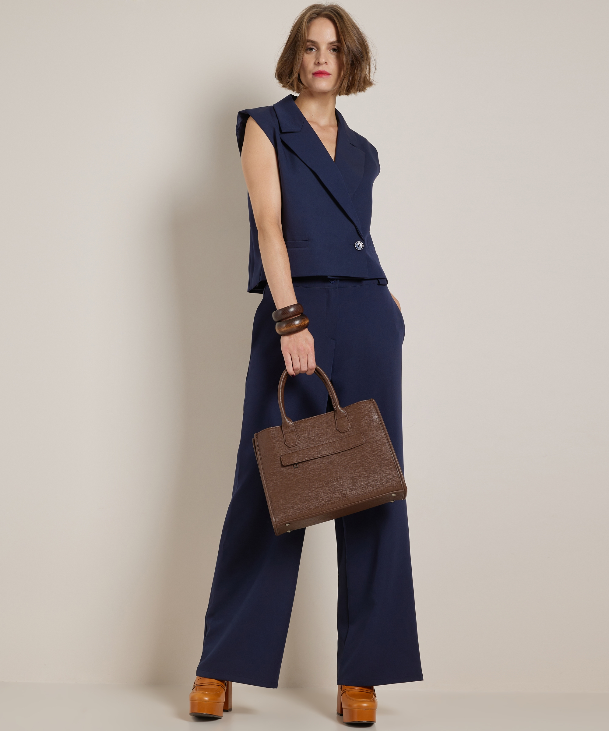 kort gilet met knoopsluiting