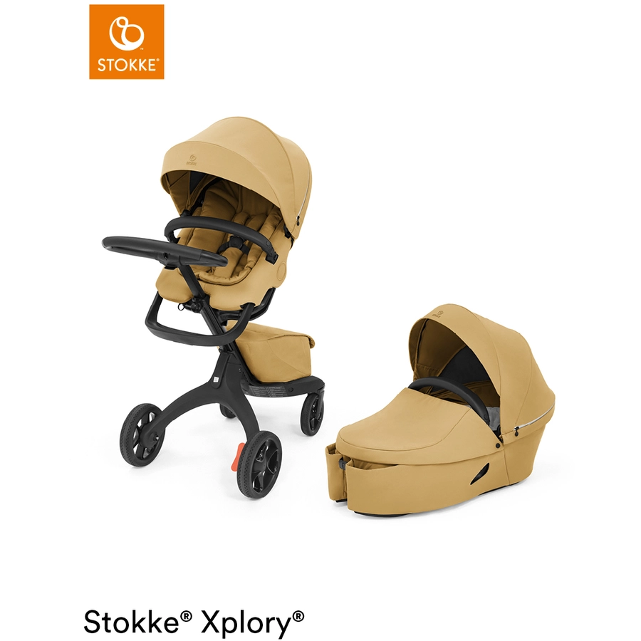 STOKKE® Kinderwagen Xplory® X inklusive Tragewanne Golden Yellow
