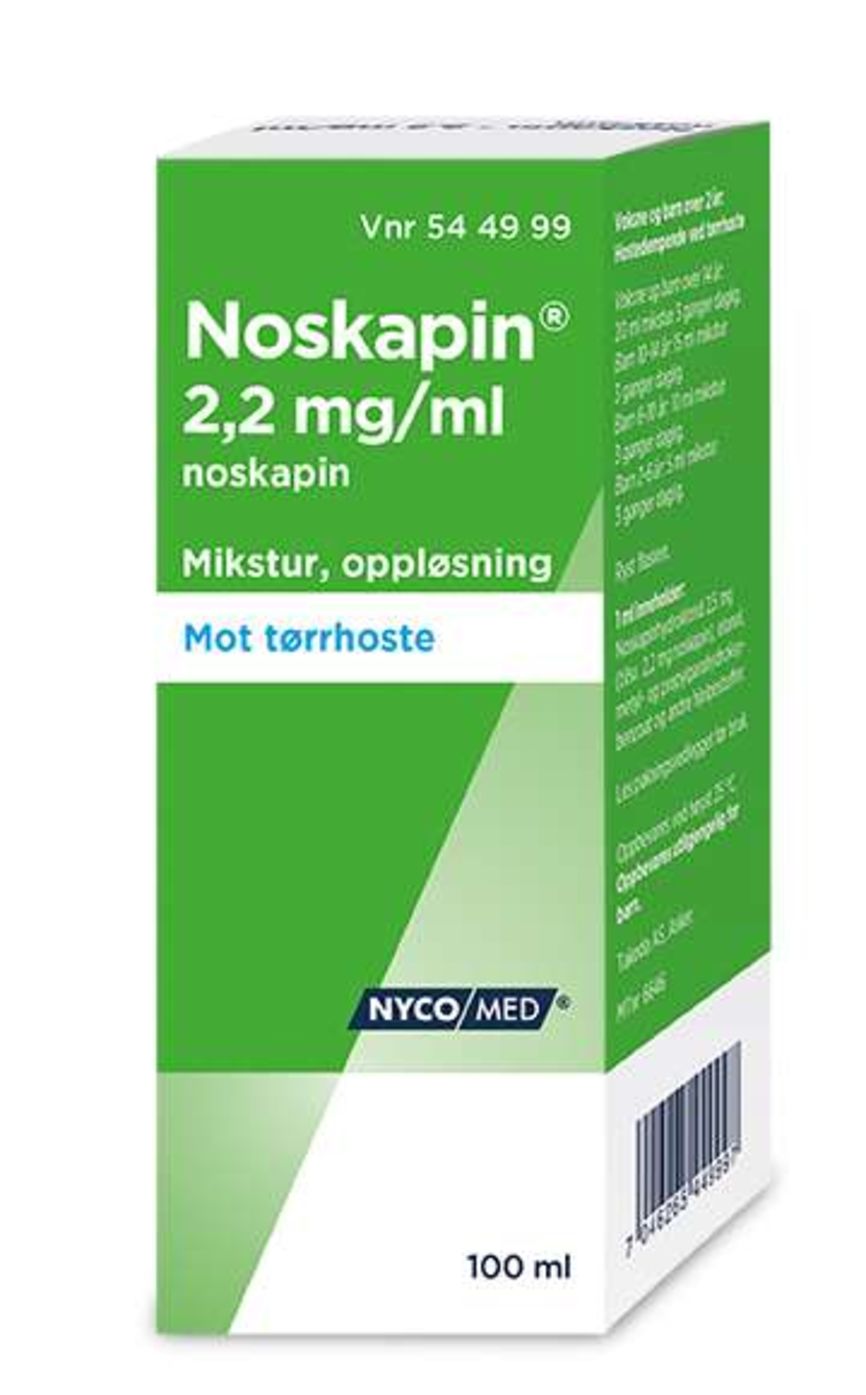 Noskapin mikstur 2,2 mg/ml