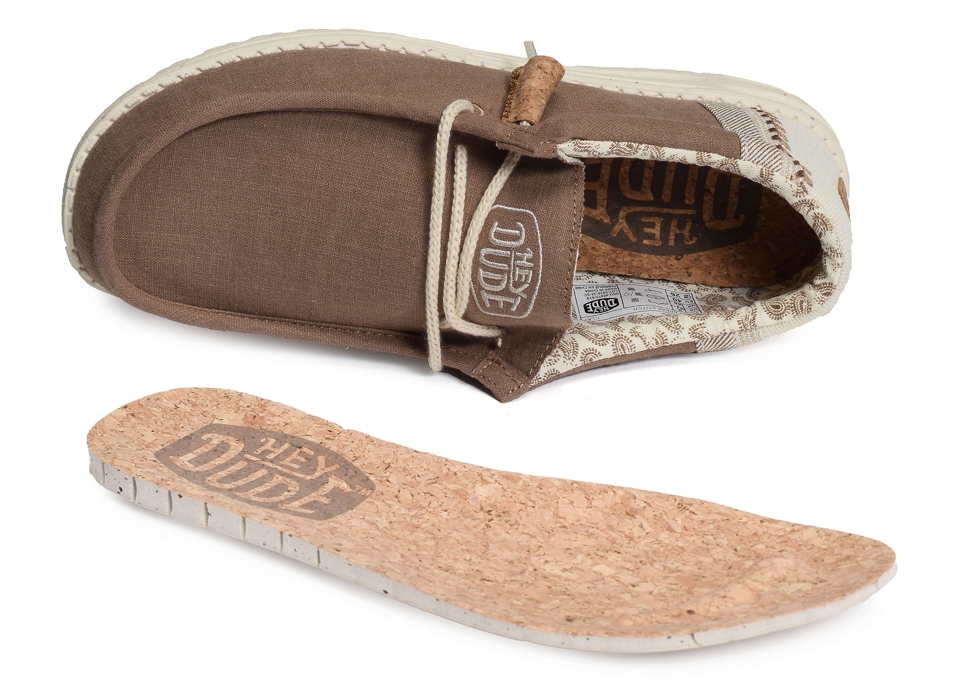 Wally breack stitch marron beige