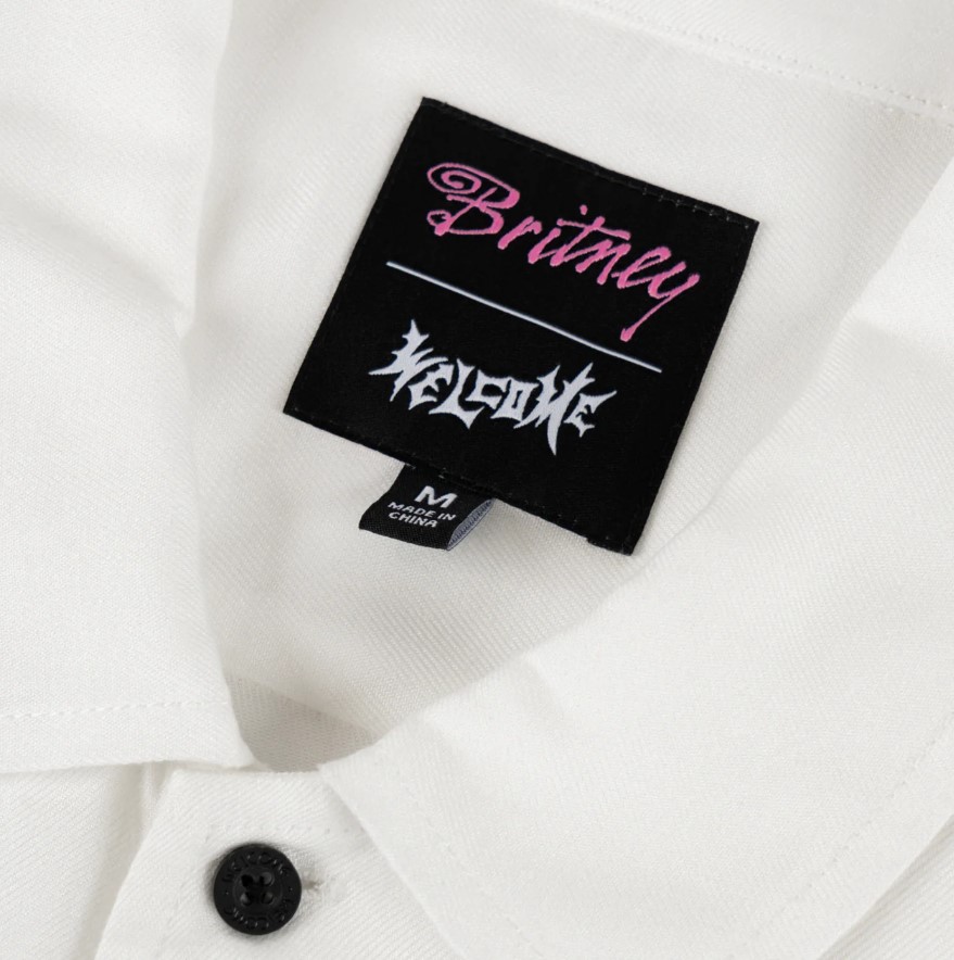 Welcome Skateboards Rayon Photo Shirt White