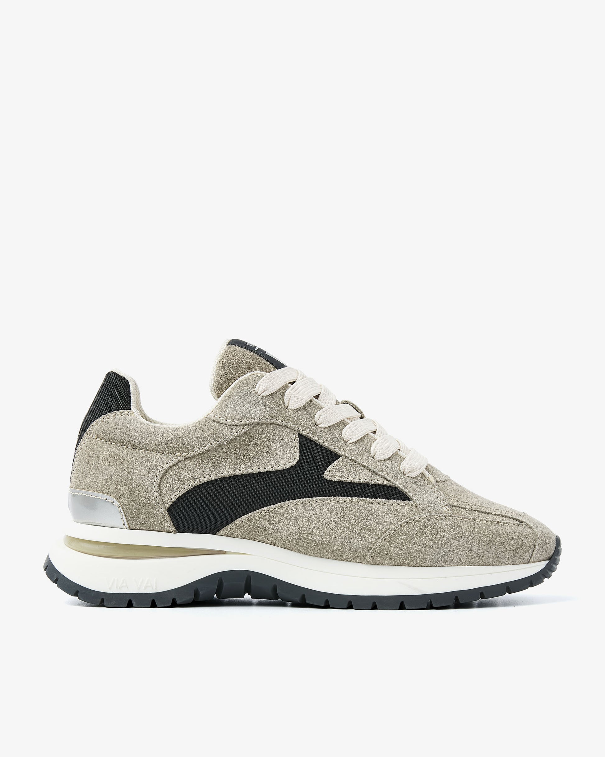 VIA VAI grijze dames sneakers Usher Riggs