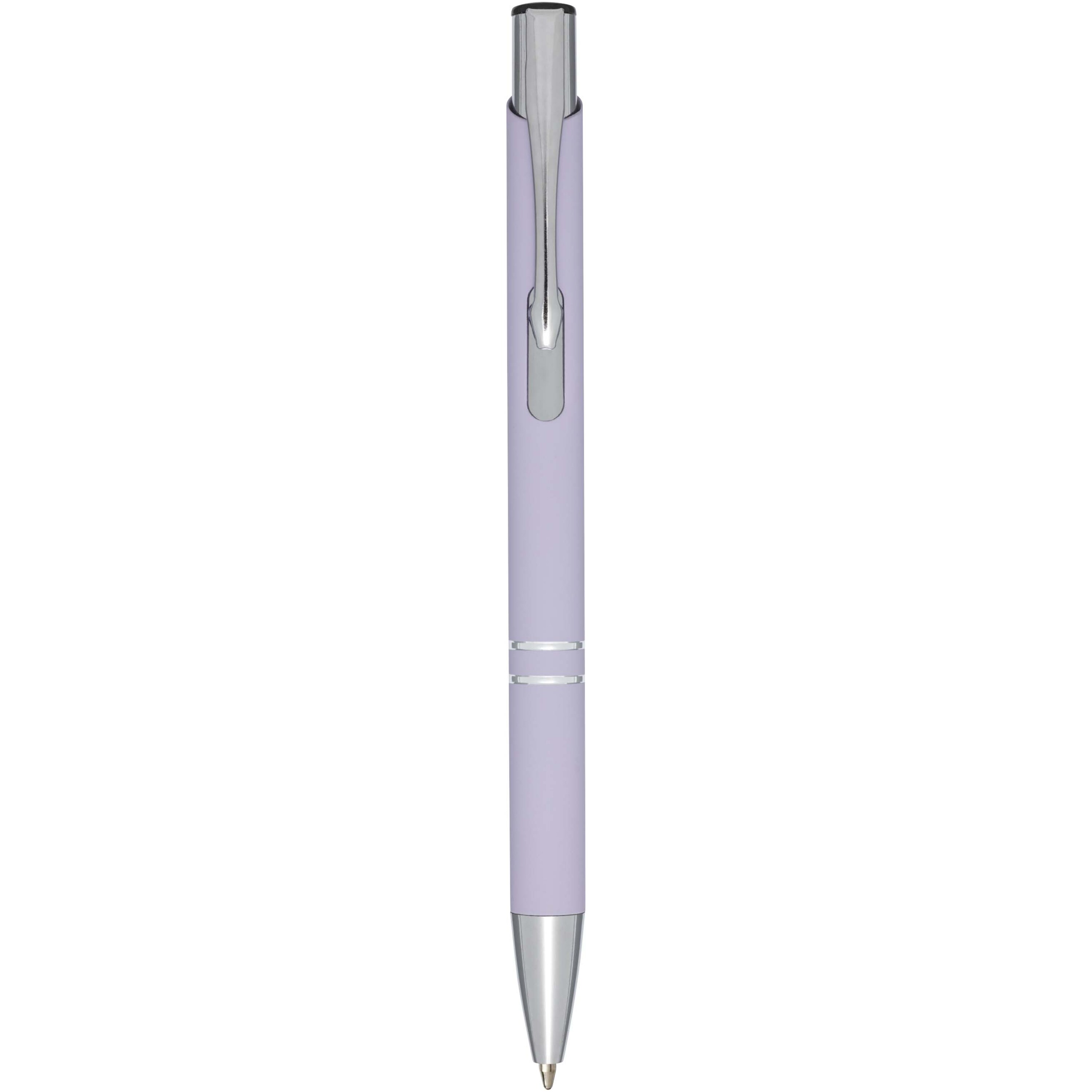EgotierPro 107437 - Stylo bille rétractable doux au toucher Moneta